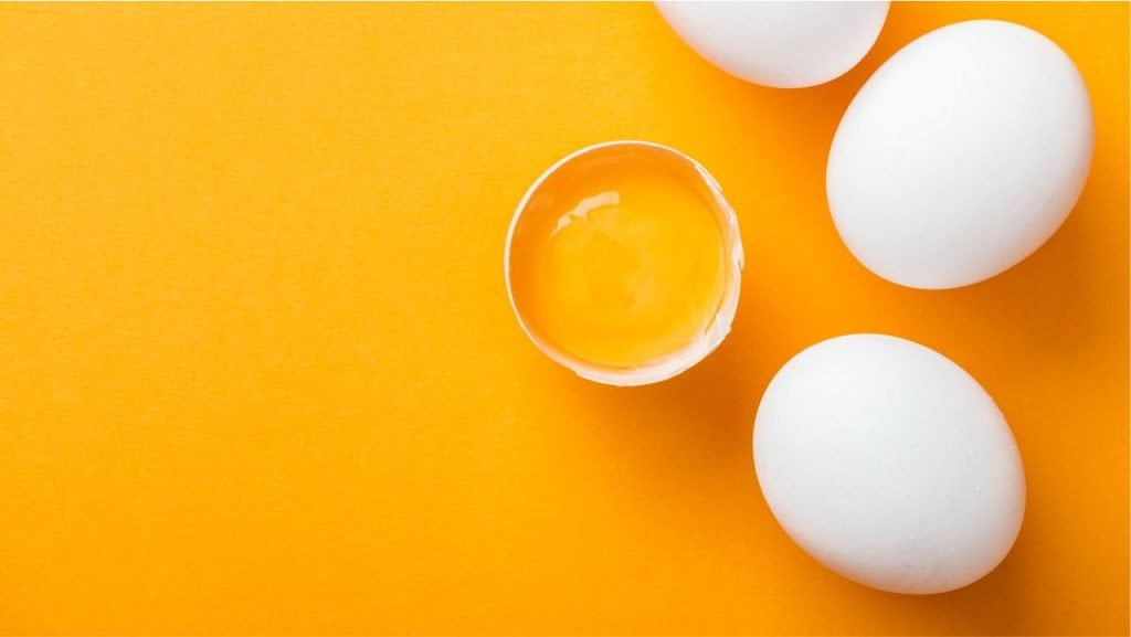 kebaikan biotin - kuning telur
